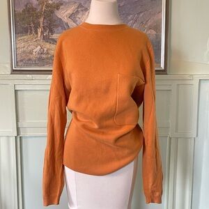 100% Cashmere Chloé Soft Orange Sweater